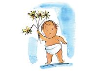 Stiletto Wheels Baby Flower