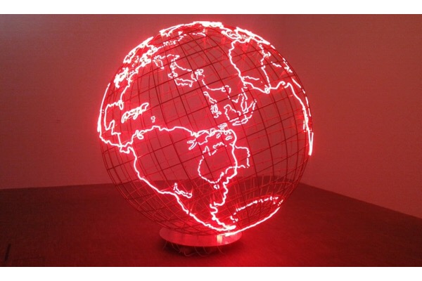 Mona Hatoum, Hotspot III, 2009, at Tate Modern